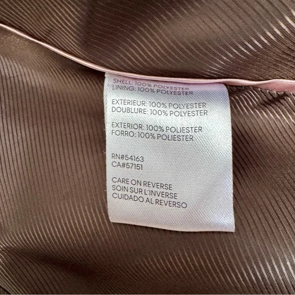 Calvin Klein Hooded Skirted Raincoat - Picture 9 of 10